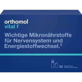 ORTHOMOL Vital F drikkeflaske/kapsel kombinationspakke, 30 stk