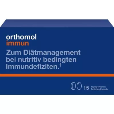 ORTHOMOL Immune 15 tabletter/kapsel kombinationspakning, 1 stk