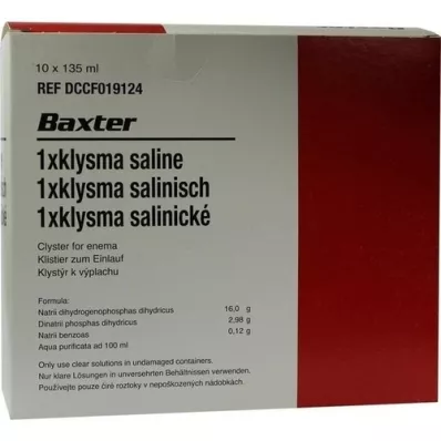 KLYSMA 1x saltvand, 10X135 ml KLYSMA 1x saltvand, 10X135 ml