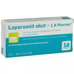 LOPERAMID akut-1A Pharma hårde kapsler, 10 stk