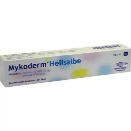 MYKODERM Helbredende salve Nystatin og zinkoxid, 50 g