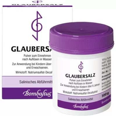 GLAUBERSALZ Natriumsulfatpulver, 100 g