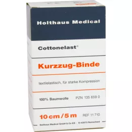 KURZZUGBINDE Bomuldslast 10 cmx5 m, 1 stk