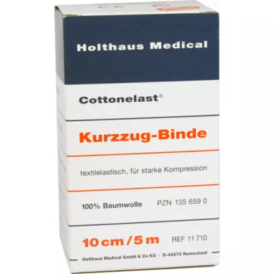 KURZZUGBINDE Bomuldslast 10 cmx5 m, 1 stk