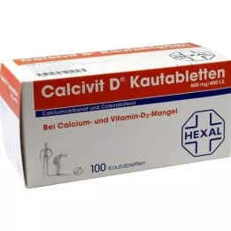CALCIVIT D Tyggetabletter, 100 stk