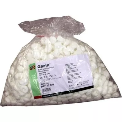 GAZIN Swab valnød størrelse, usteril uden RK, 1000 stk