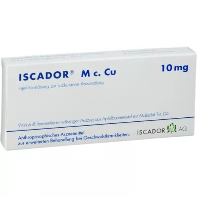 ISCADOR M c.Cu 10 mg opløsning til injektion, 7X1 ml ISCADOR M c.Cu 10 mg opløsning til injektion, 7X1 ml