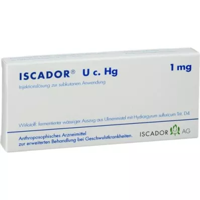 ISCADOR U c.Hg 1 mg injektionsvæske, 7X1 ml