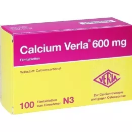 CALCIUM VERLA 600 mg filmovertrukne tabletter, 100 stk