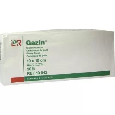 GAZIN Gaze komp. 10x10 cm usteril 32-fold drift, 50 stk