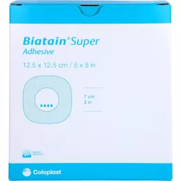BIATAIN Super selvklæbende super abs. 12,5x12,5 cm, 10 stk