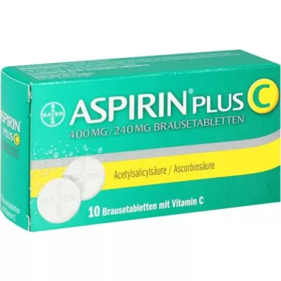 ASPIRIN plus C brusetabletter, 10 stk