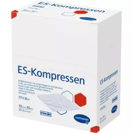 ES-KOMPRESSEN steril 10x10 cm 8-fold, 25X2 stk