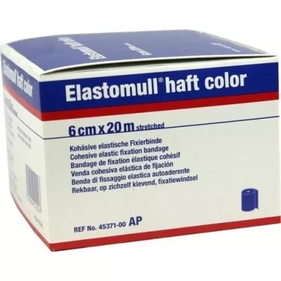 ELASTOMULL skaft farve 6 cmx20 m fastgørelsespapir blå, 1 stk ELASTOMULL skaft farve 6 cmx20 m fastgørelsespapir blå, 1 stk