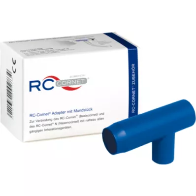 RC Kornetadapter med mundstykke til inhalatorenheder, 1 stk