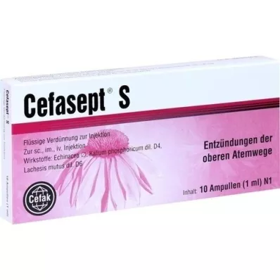 CEFASEPT S injektionsopløsning, 10 stk