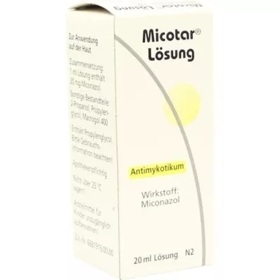 MICOTAR Opløsning, 20 ml MICOTAR Opløsning, 20 ml
