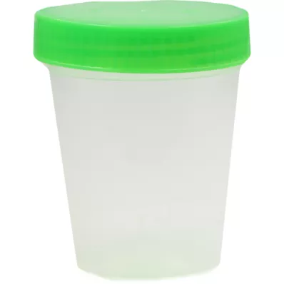 URINBECHER med skruelåg individuelt pakket, 1 stk