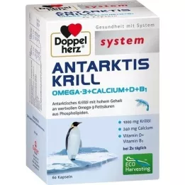 DOPPELHERZ Antarctic Krill system kapsler, 60 stk