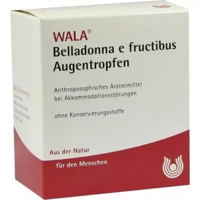 BELLADONNA E FRUCTIBUS Øjendråber, 30X0,5 ml