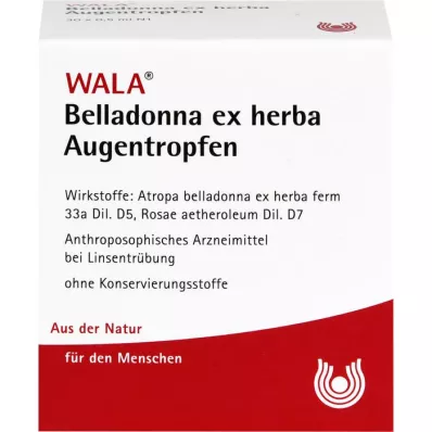 BELLADONNA EX HERBA Øjendråber, 30X0,5 ml