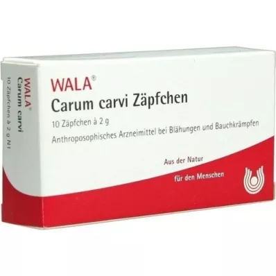 CARUM CARVI Suppositorier, 10X2 g