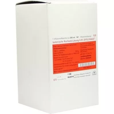 KOCHSALZLÖSUNG 0,9 % infusionsopløsning, 250 ml
