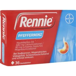 RENNIE Tyggetabletter, 36 stk