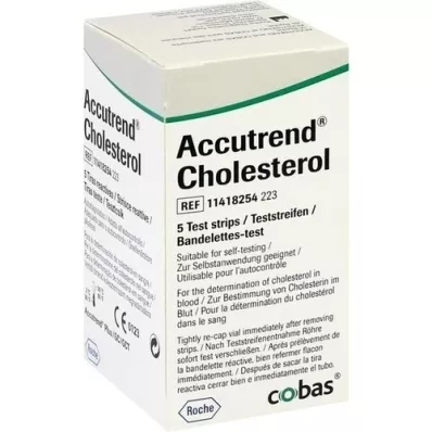 ACCUTREND Kolesterol teststrimler, 5 stk