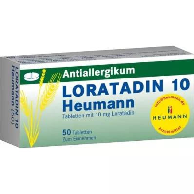 LORATADIN 10 Heumann tabletter, 50 stk