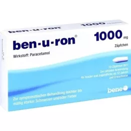 BEN-U-RON 1.000 mg stikpiller, 10 stk