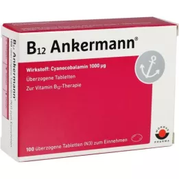B12 ANKERMANN overtrukne tabletter, 100 stk