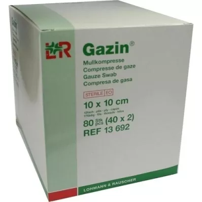 GAZIN Gaze komp. 10x10 cm steril 12-fold, 40x2 stk