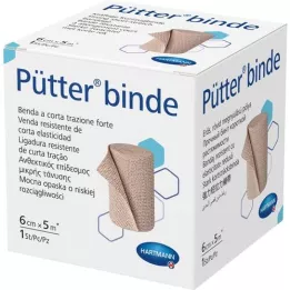 PÜTTER Bandage 6 cmx5 m, 1 stk