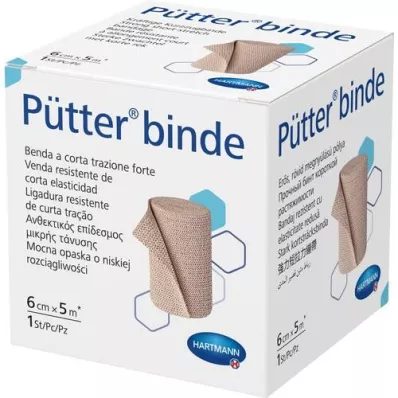PÜTTER Bandage 6 cmx5 m, 1 stk