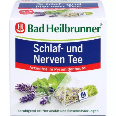 BAD HEILBRUNNER Søvn- og nerve-tepyramide B., 15X1,7 g