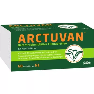 ARCTUVAN Bearberry filmovertrukne tabletter, 60 stk