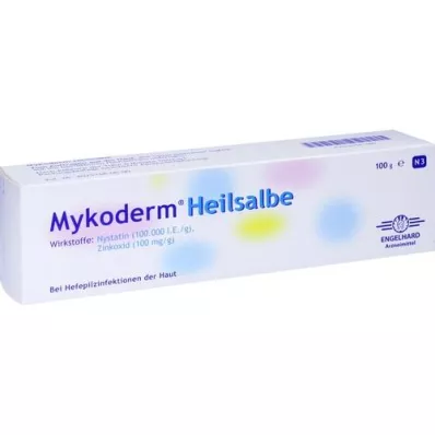 MYKODERM Helbredende salve Nystatin og zinkoxid, 100 g