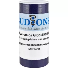 NUX VOMICA C 200 enkeltdosiskugler, 0,5 g