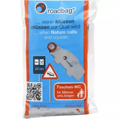 ROADBAG Tasker-WC/Nødtoilet til mænd, 5 stk