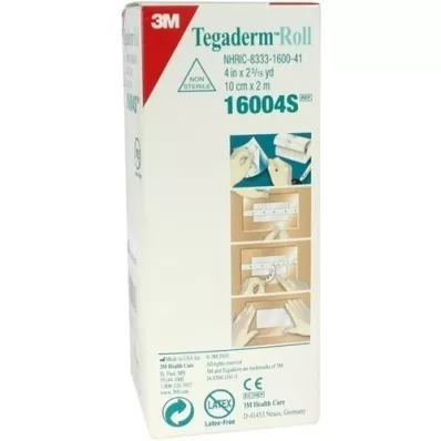 TEGADERM 3M gips 10 cmx2 m rulle 16004S, 1 stk