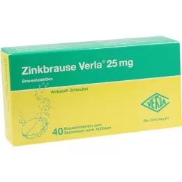 ZINKBRAUSE Verla 25 mg brusetabletter, 40 stk