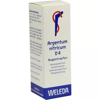ARGENTUM NITRICUM D 4 øjendråber, 10 ml