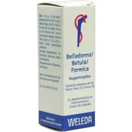 BELLADONNA/BETULA/FORMICA Øjendråber, 10 ml