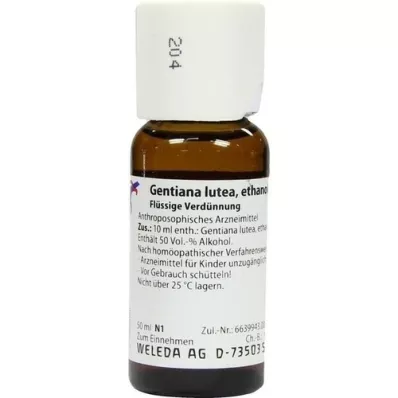 GENTIANA LUTEA D 1 fortynding, 50 ml