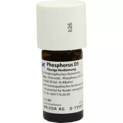 PHOSPHORUS D 5 Fortynding, 20 ml