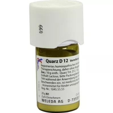 QUARZ D 12 Triturering, 20 g