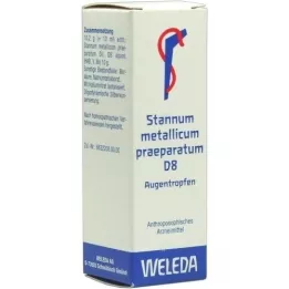 STANNUM METALLICUM praeparatum D 8 øjendråber, 10 ml