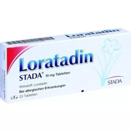 LORATADIN STADA 10 mg tabletter, 20 stk