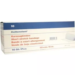 KURZZUGBINDE Bomuldslast 10 cmx5 m, 10 stk